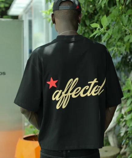 Affected' Kabartma Baskılı Boxy T-Shirt