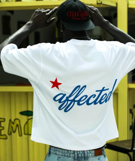Affected' Kabartma Baskılı Boxy T-Shirt