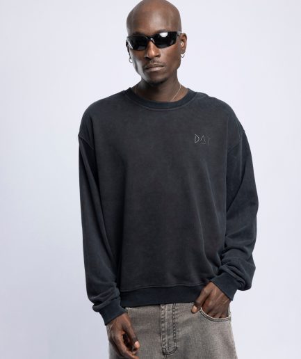 Day Kabartma Detaylı Sweatshirt
